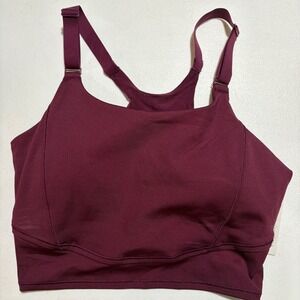 All In Motion Women's Size Small, Medium Support Sports Bra Maroon Burgundy NWT